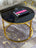 Table Basse Salon Luxe Noir & Or